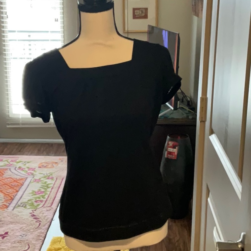 Elegant Black Women's Top